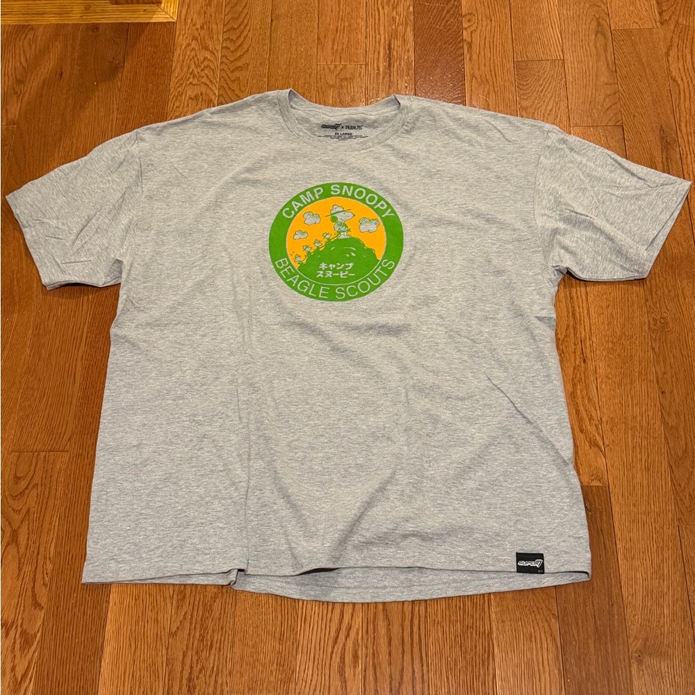 Gray Super7 Camp Snoopy 3xl T-Shirt